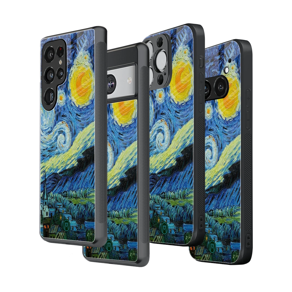 Stylish Glass Back Case for All Smartphones – iPhone, Samsung, OnePlus, Pixel, Redmi, Oppo, Vivo, Motorola