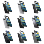 Durable Glass Back Mobile Case for iPhone, Samsung, OnePlus, Google Pixel, Redmi, Vivo, Oppo