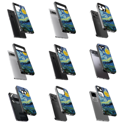 Durable Glass Back Mobile Case for iPhone, Samsung, OnePlus, Google Pixel, Redmi, Vivo, Oppo