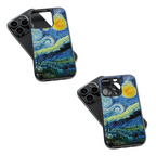 Trendy Glass Back Mobile Case for iPhone, Samsung, Redmi, OnePlus, Google Pixel, Motorola