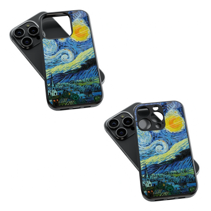 Trendy Glass Back Mobile Case for iPhone, Samsung, Redmi, OnePlus, Google Pixel, Motorola