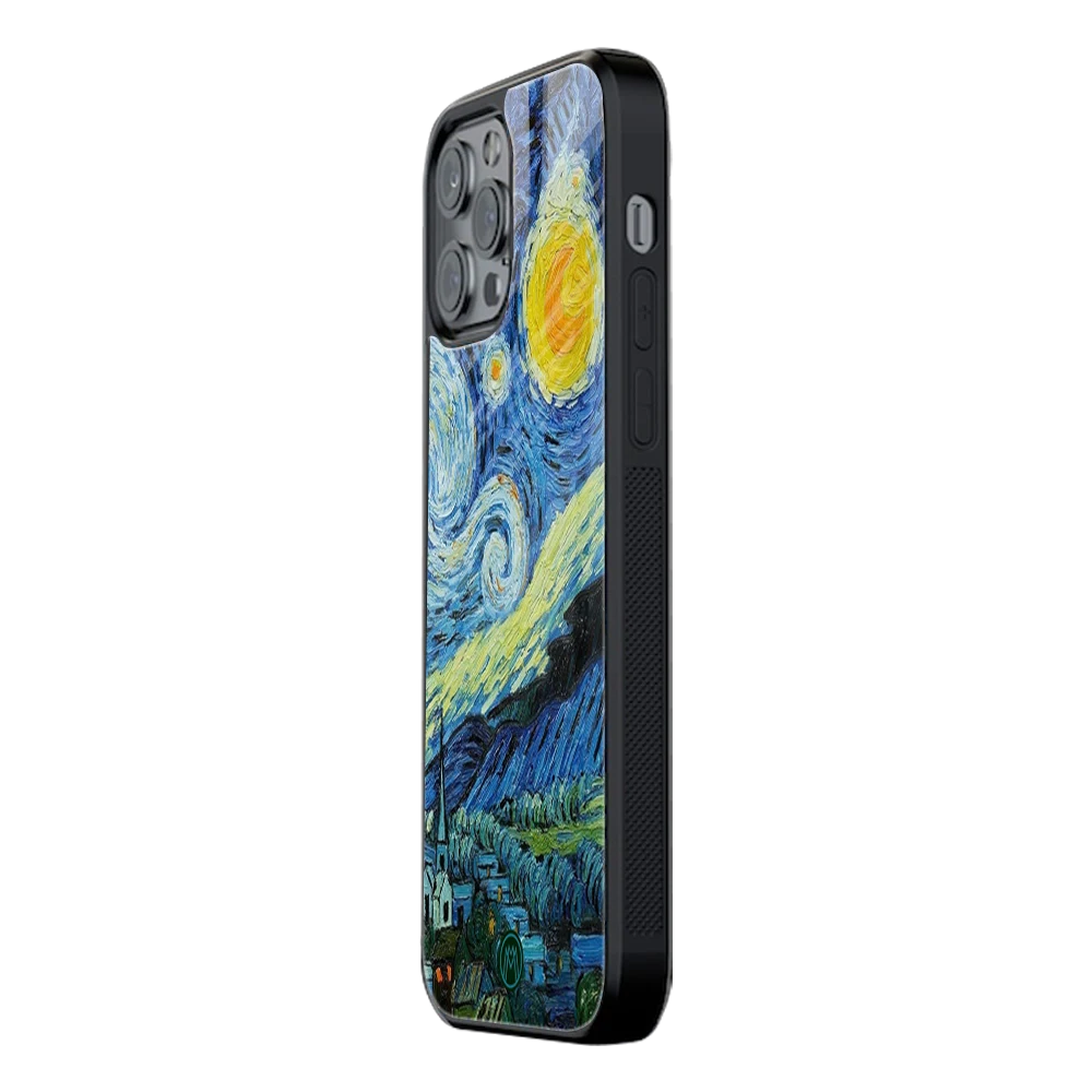 Slim Glass Back Phone Case for Multiple Brands – iPhone, Samsung, Redmi, OnePlus, Oppo, Vivo
