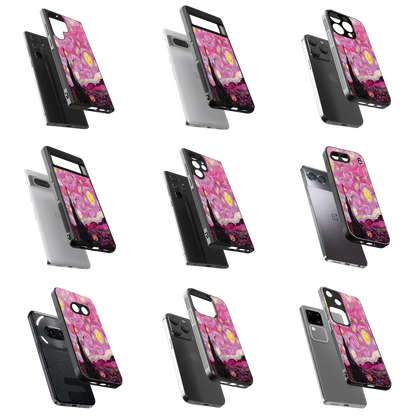 Durable Glass Back Mobile Case for iPhone, Samsung, OnePlus, Google Pixel, Redmi, Vivo, Oppo