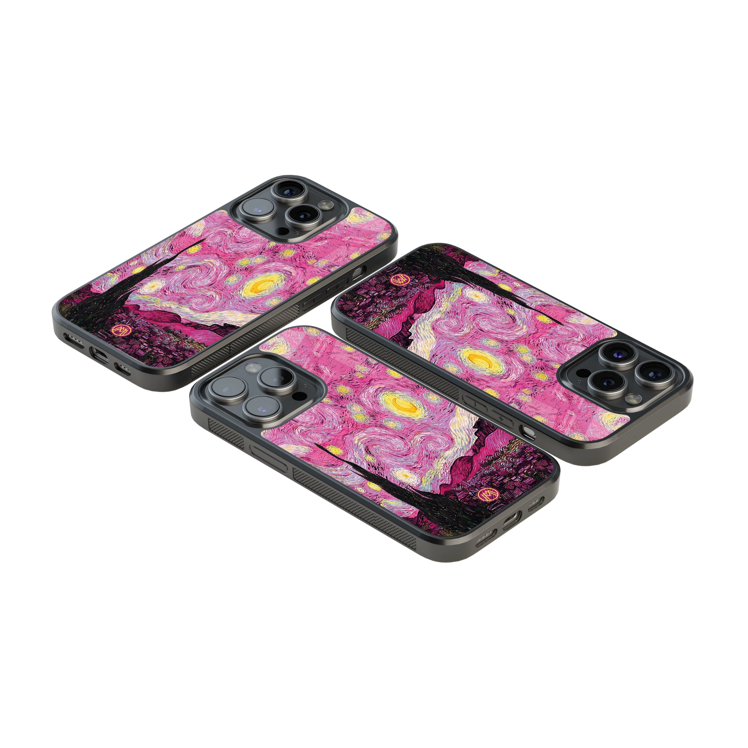 Luxury Glass Back Mobile Cover for iPhone, Samsung Galaxy, OnePlus, Pixel, Redmi & More