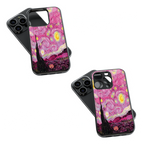 Trendy Glass Back Mobile Case for iPhone, Samsung, Redmi, OnePlus, Google Pixel, Motorola