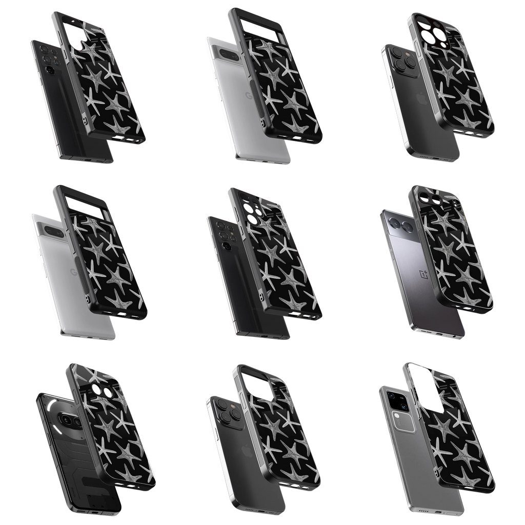 Durable Glass Back Mobile Case for iPhone, Samsung, OnePlus, Google Pixel, Redmi, Vivo, Oppo