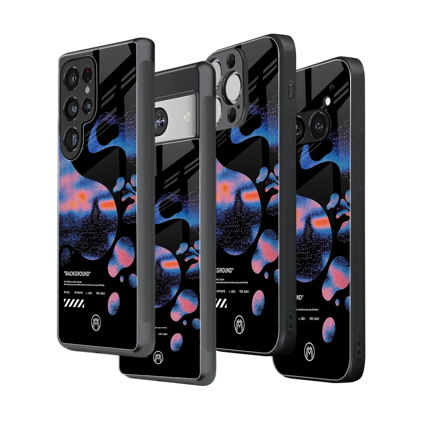 Stylish Glass Back Case for All Smartphones iPhone, Samsung, OnePlus, Pixel, Redmi, Oppo, Vivo, Motorola