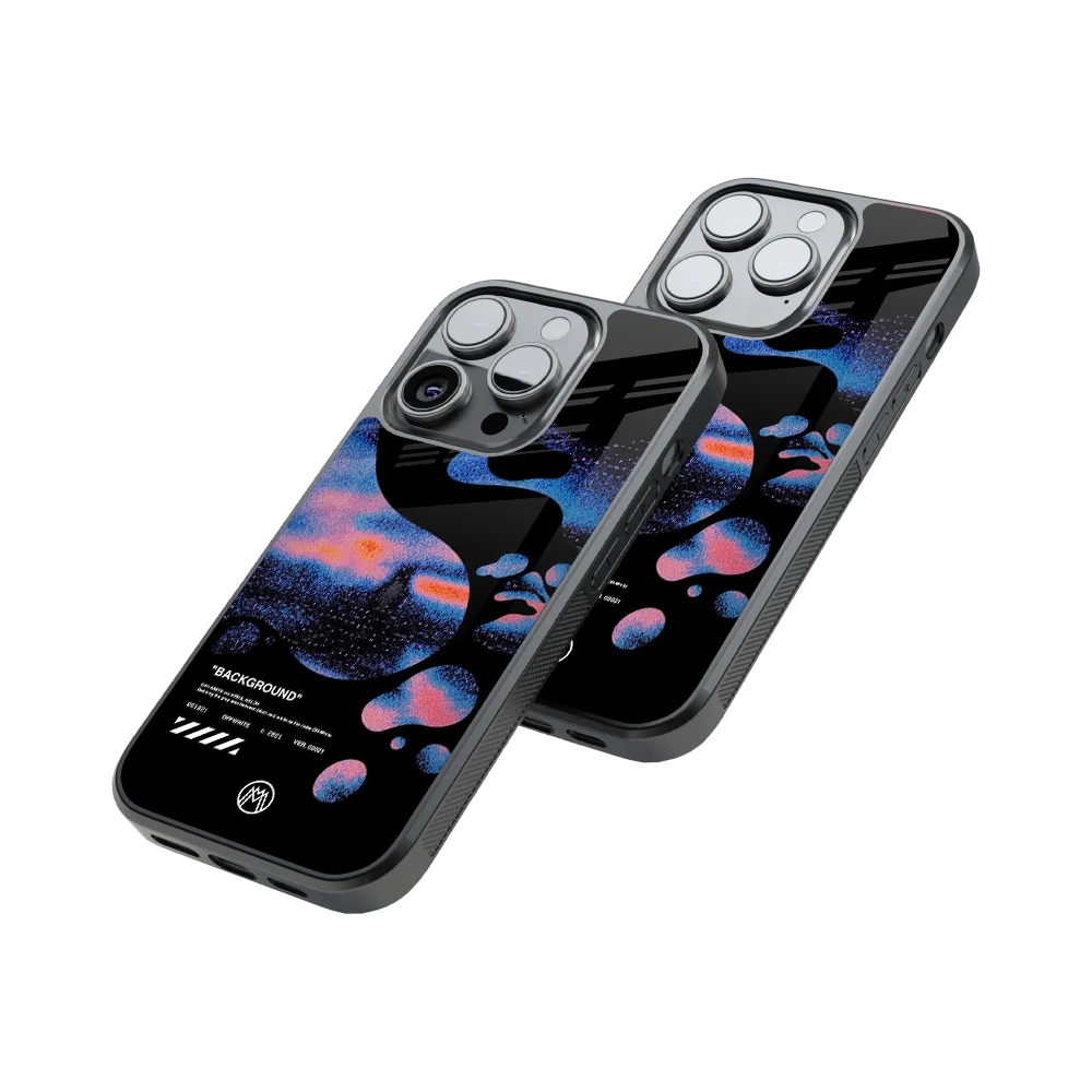 Protective Glass Back Phone Case Compatible with iPhone, Samsung, OnePlus, Pixel & More