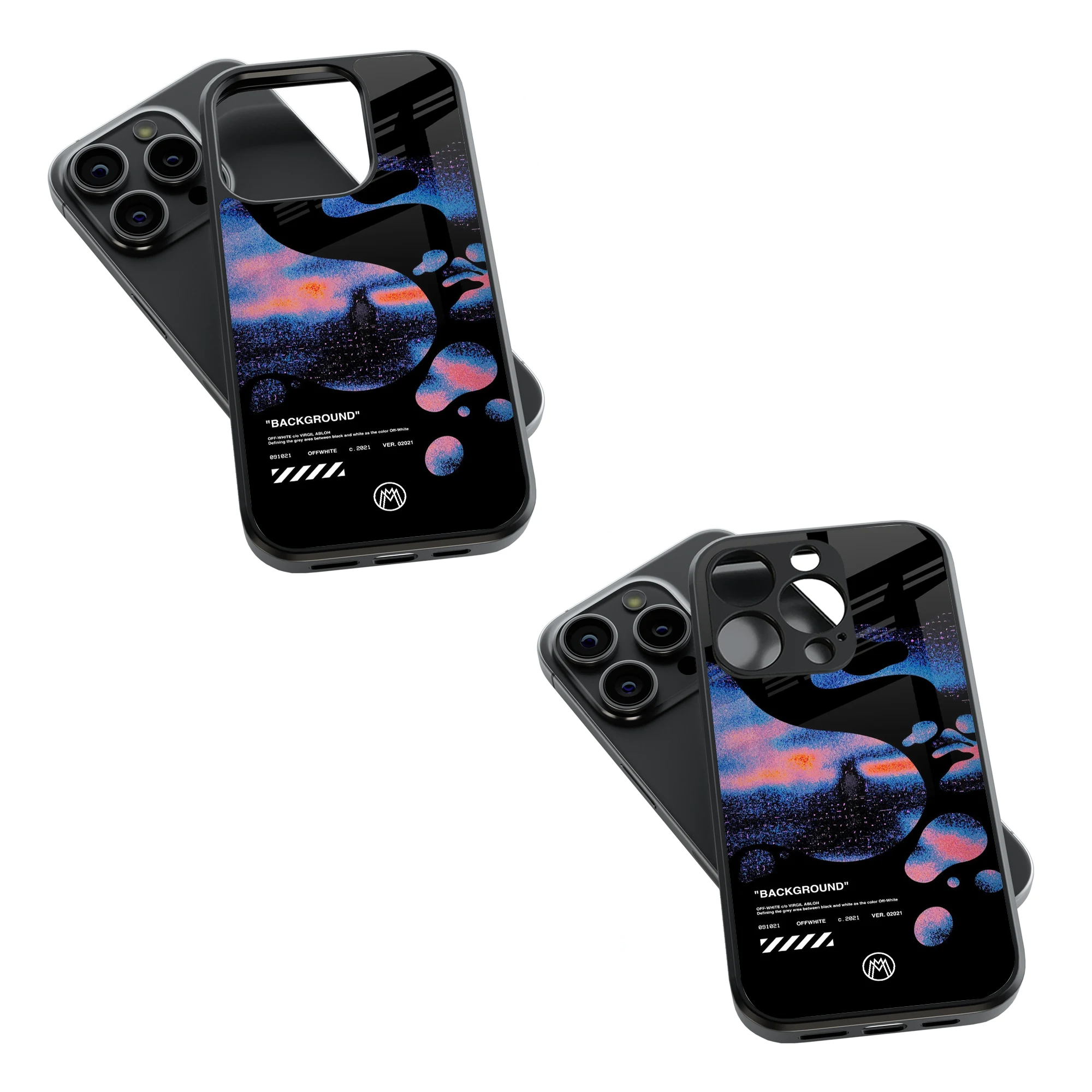 Trendy Glass Back Mobile Case for iPhone, Samsung, Redmi, OnePlus, Google Pixel, Motorola