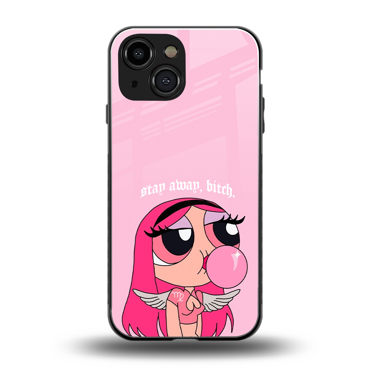 stay away back phone cover | glass case for iphone 13 mini