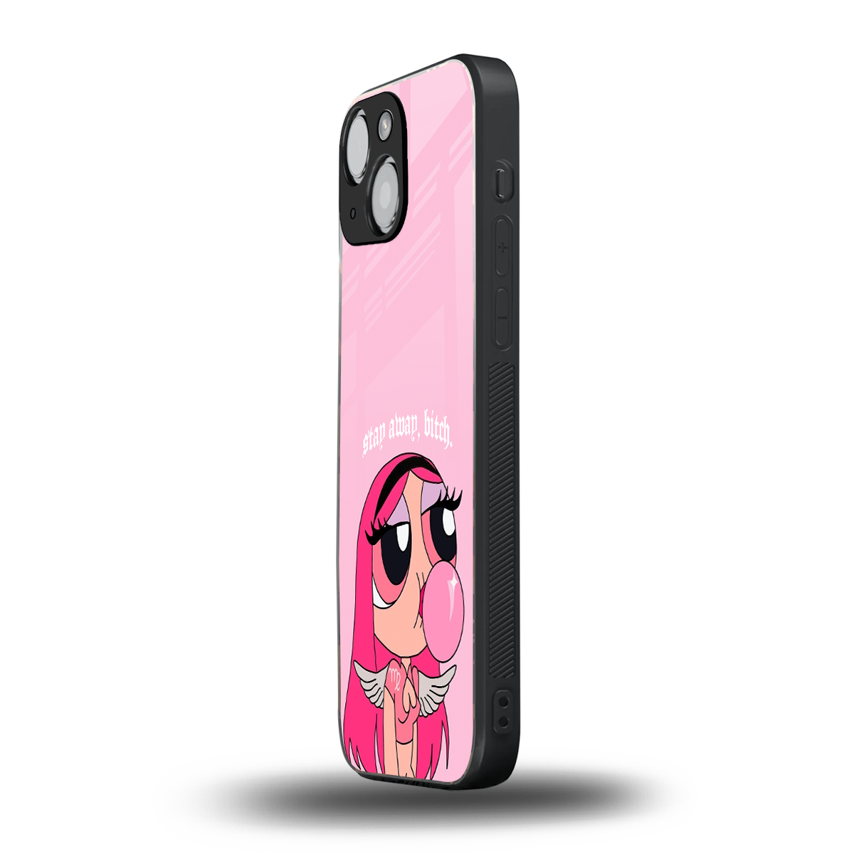 stay away back phone cover | glass case for iphone 13 mini