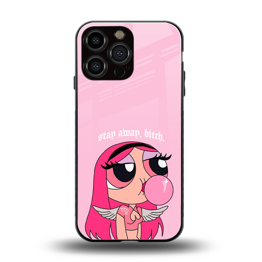 stay away back phone cover | glass case for iphone 13 pro max