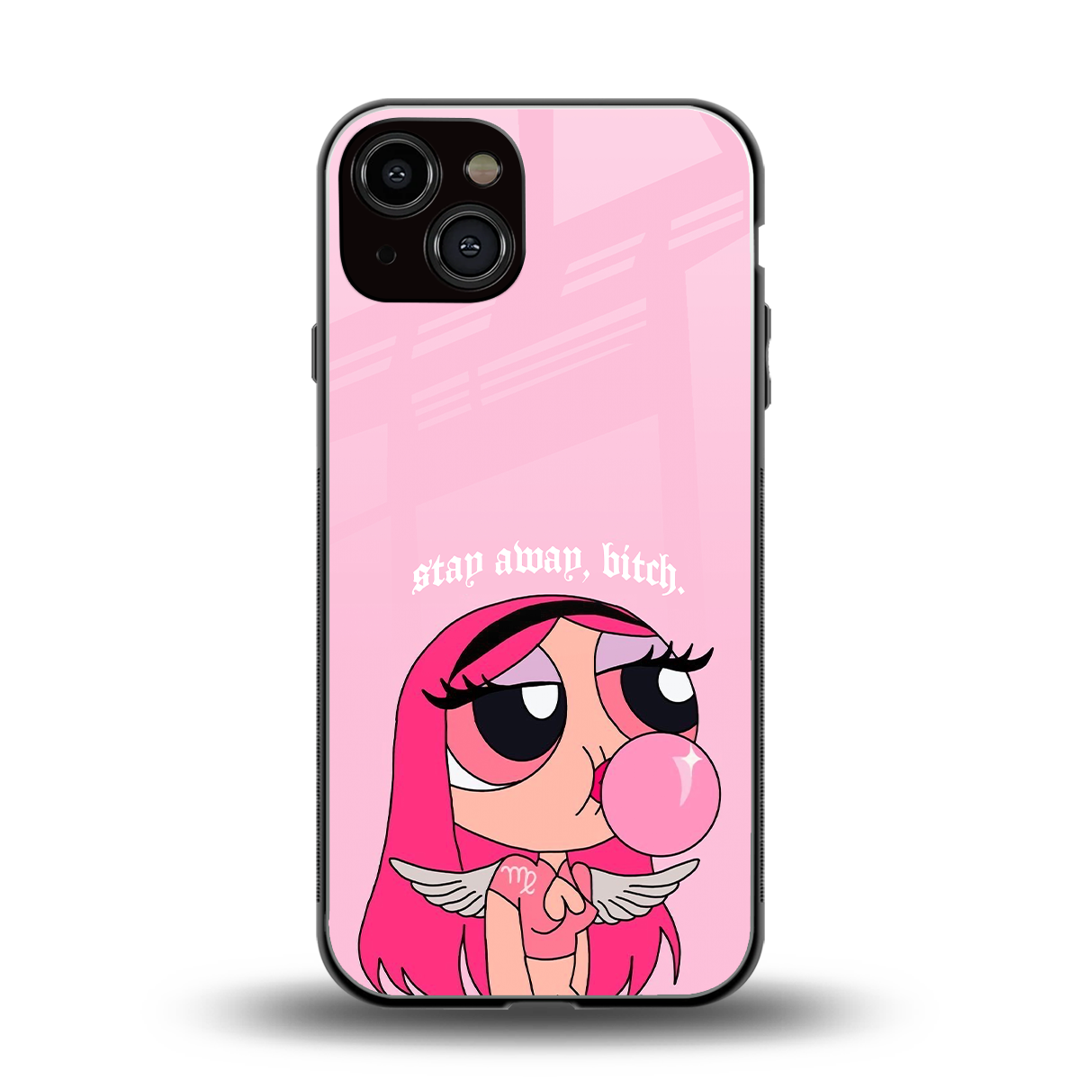 stay away back phone cover | glass case for iphone 13