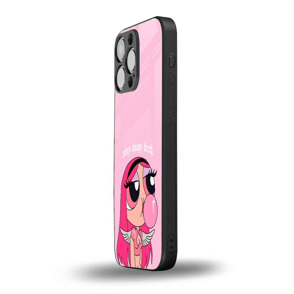 stay away back phone cover | glass case for iphone 14 pro max