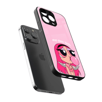 stay away back phone cover | glass case for iphone 16 pro max