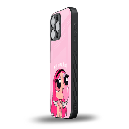 stay away back phone cover | glass case for iphone 16 pro max