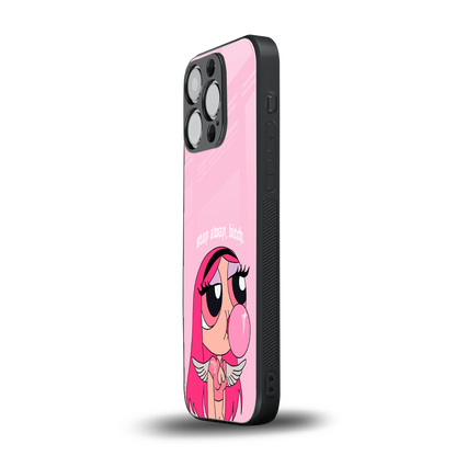 stay away back phone cover | glass case for iphone 16 pro