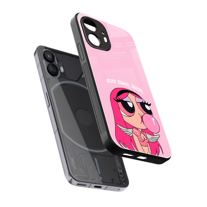 stay away back phone cover | glass case for nothing phone 2