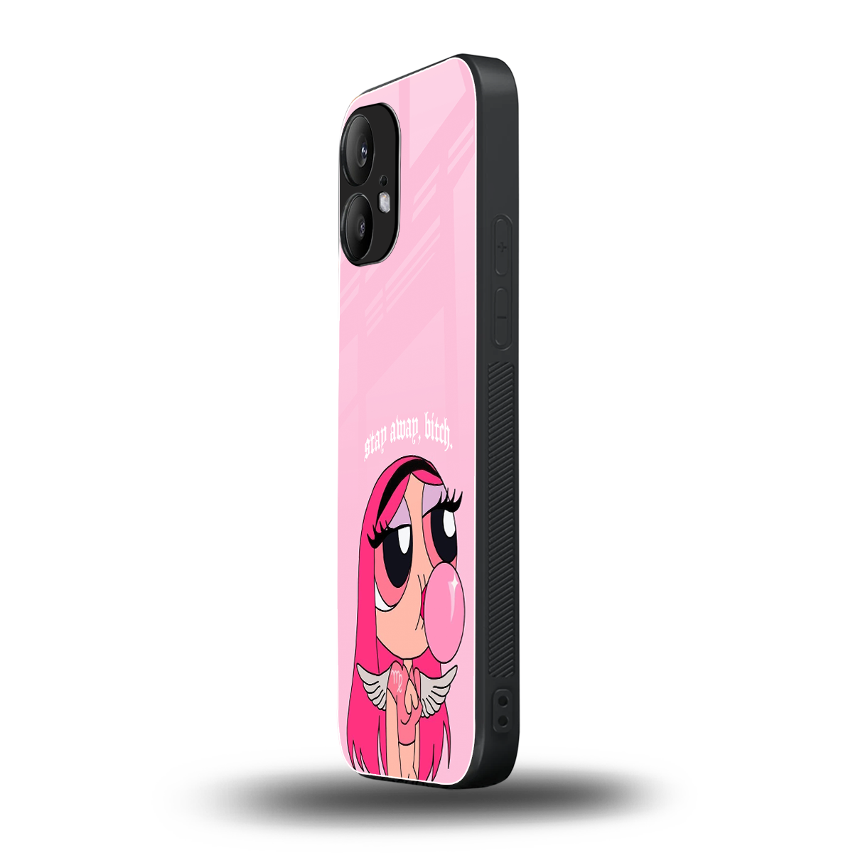 stay away back phone cover | glass case for nothing phone 2