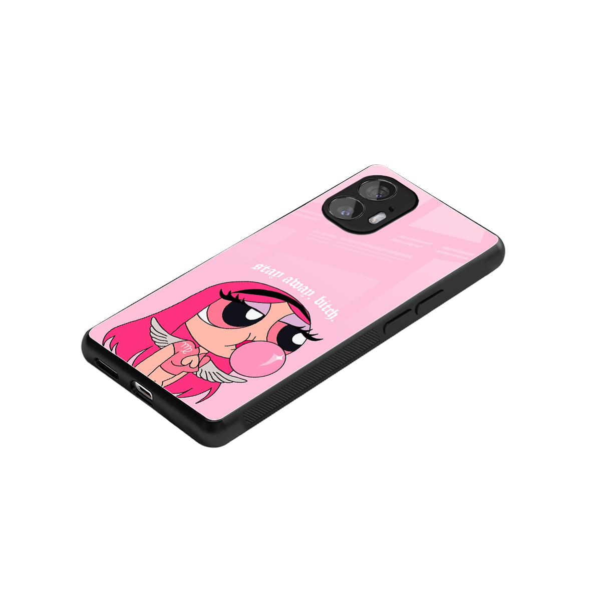 stay away back phone cover | glass case for nothing phone 2