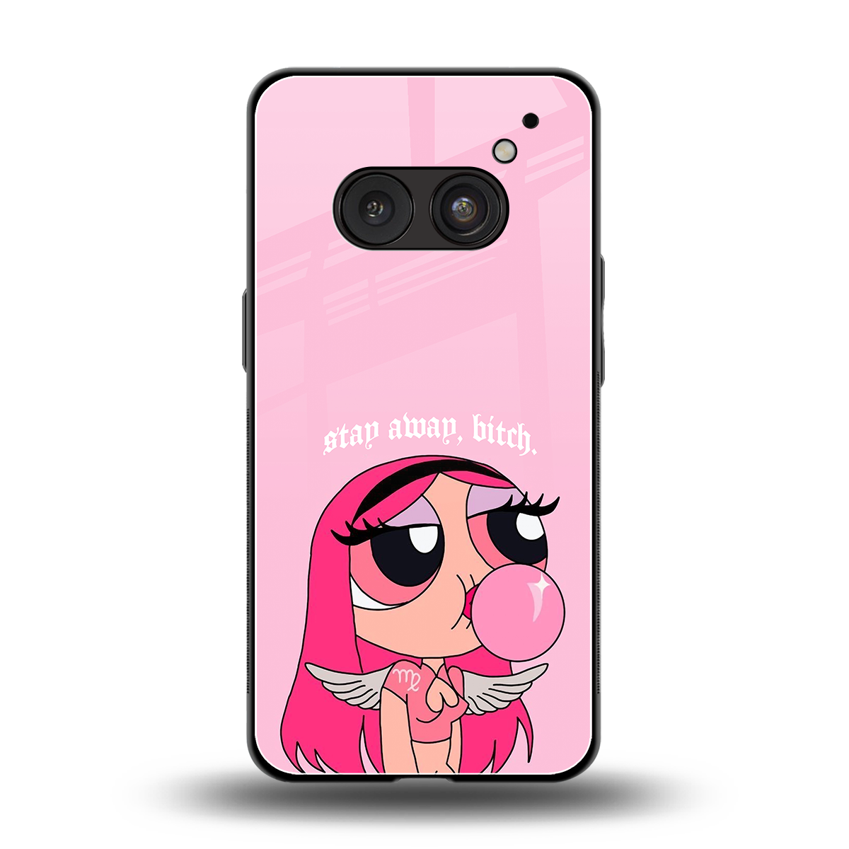 stay away back phone cover | glass case for nothing phone 2a