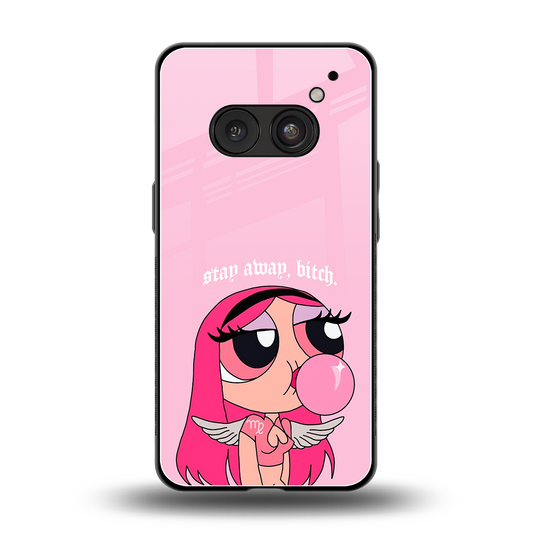 stay away back phone cover | glass case for nothing phone 2a