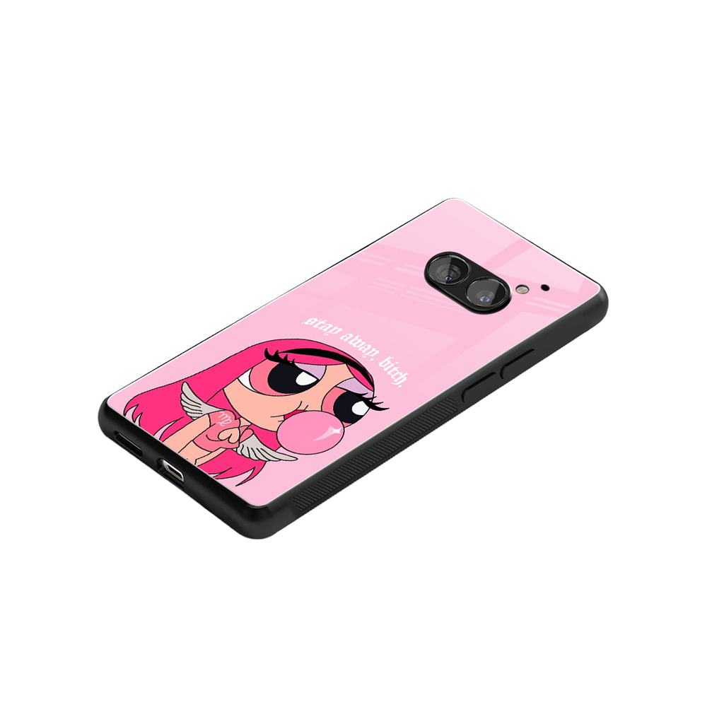 stay away back phone cover | glass case for nothing phone 2a