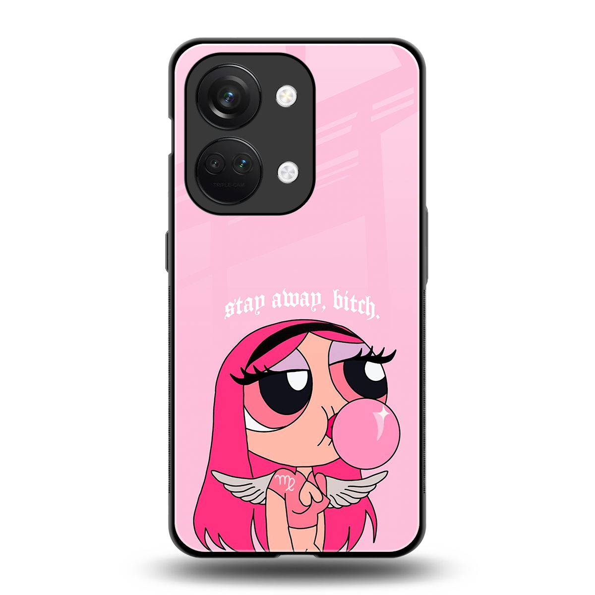 stay away back phone cover | glass case for oneplus nord 3