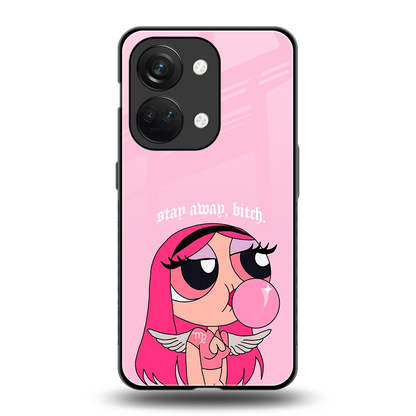 stay away back phone cover | glass case for oneplus nord 3