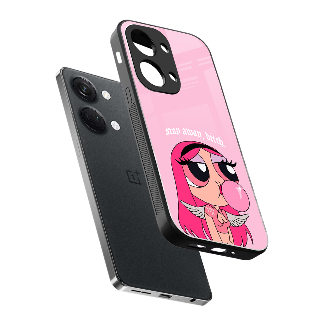 stay away back phone cover | glass case for oneplus nord 3