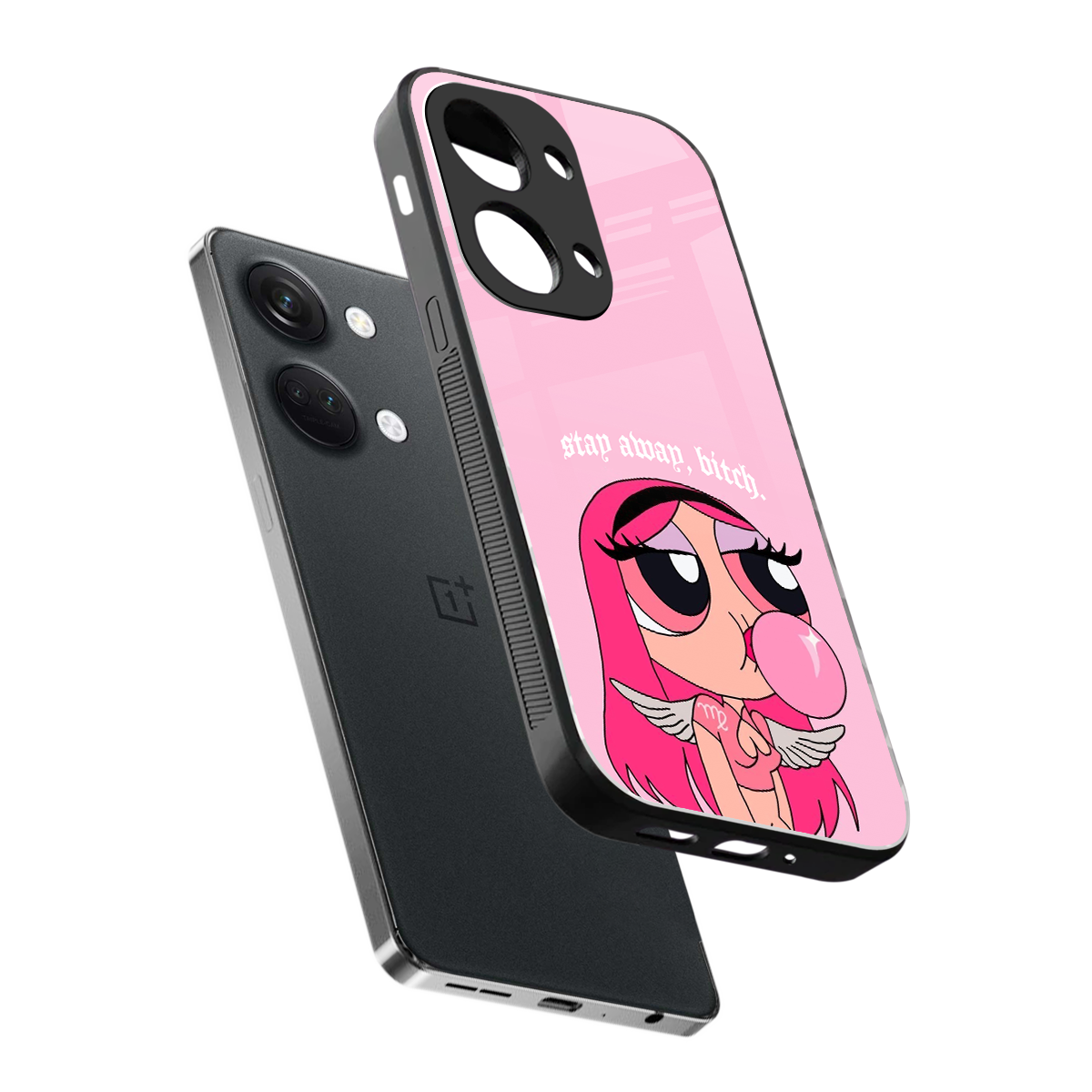stay away back phone cover | glass case for oneplus nord 3