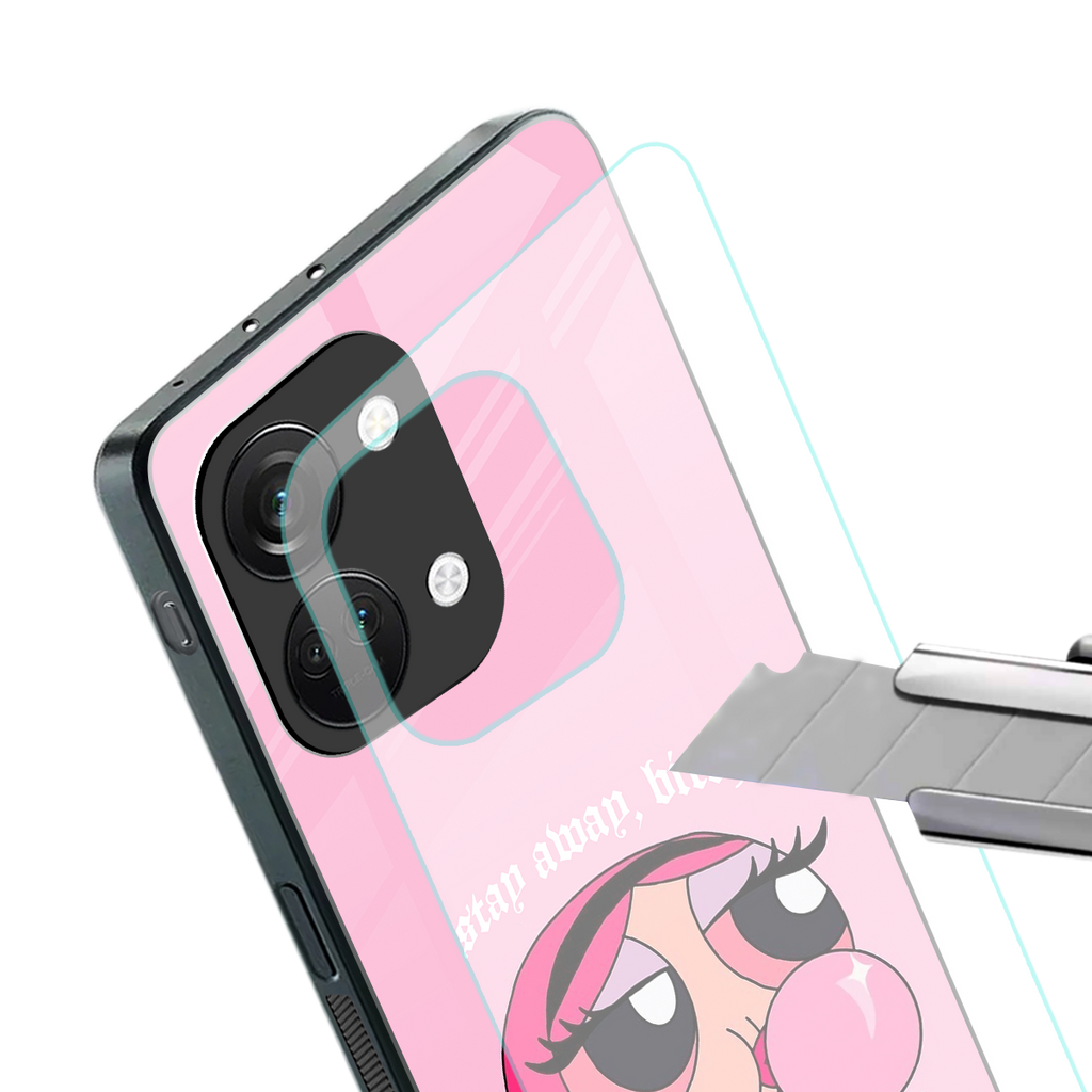 stay away back phone cover | glass case for oneplus nord 3