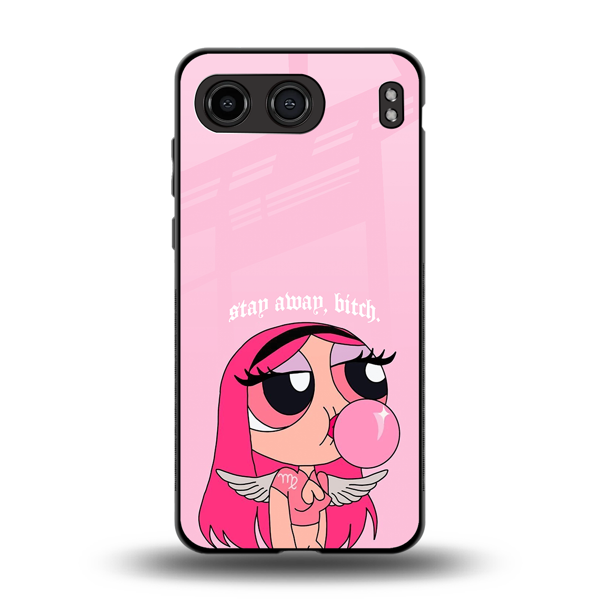 stay away back phone cover | glass case for oneplus nord 4
