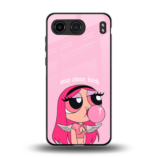 stay away back phone cover | glass case for oneplus nord 4