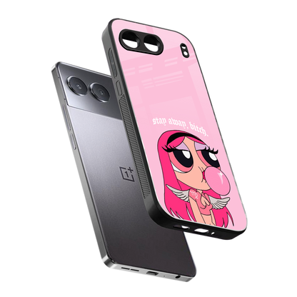 stay away back phone cover | glass case for oneplus nord 4