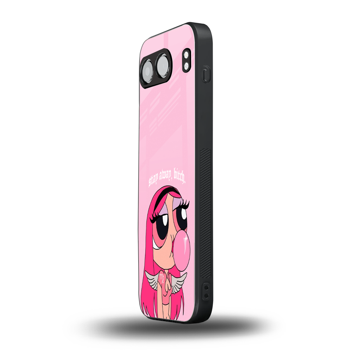 stay away back phone cover | glass case for oneplus nord 4