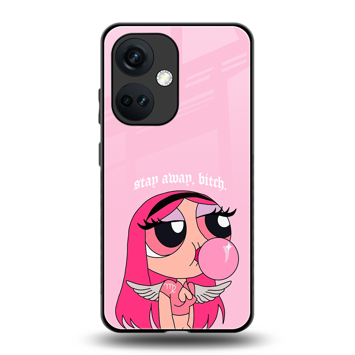 stay away back phone cover | glass case for oneplus nord ce 3