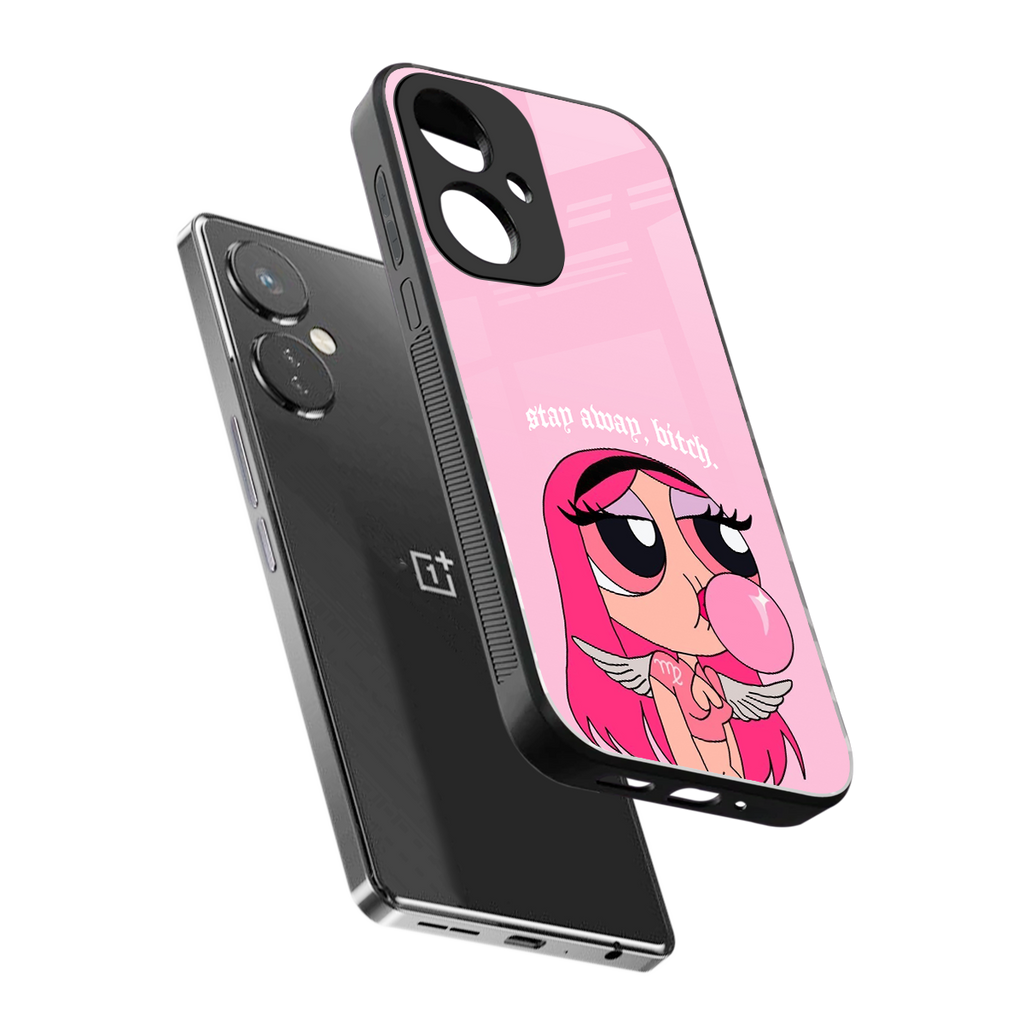 stay away back phone cover | glass case for oneplus nord ce 3