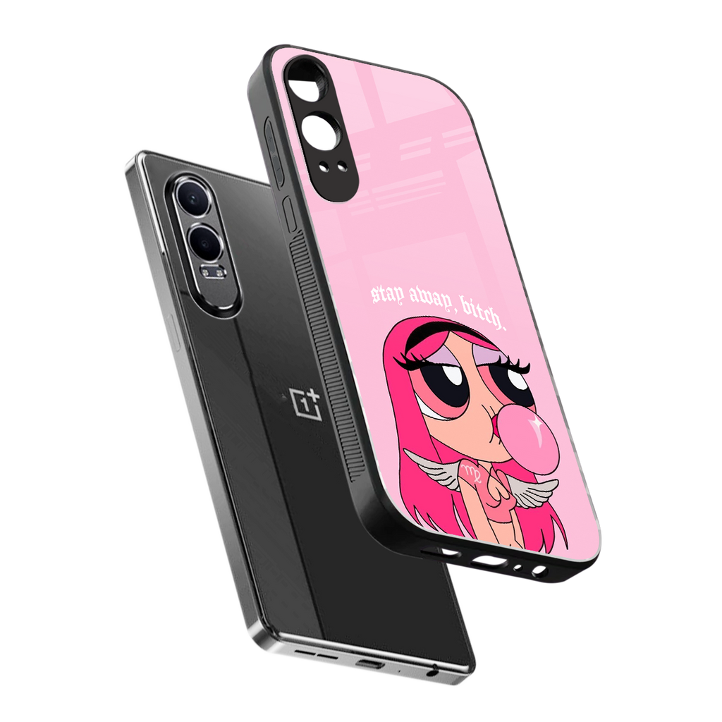 stay away back phone cover | glass case for oneplus nord ce 4 lite