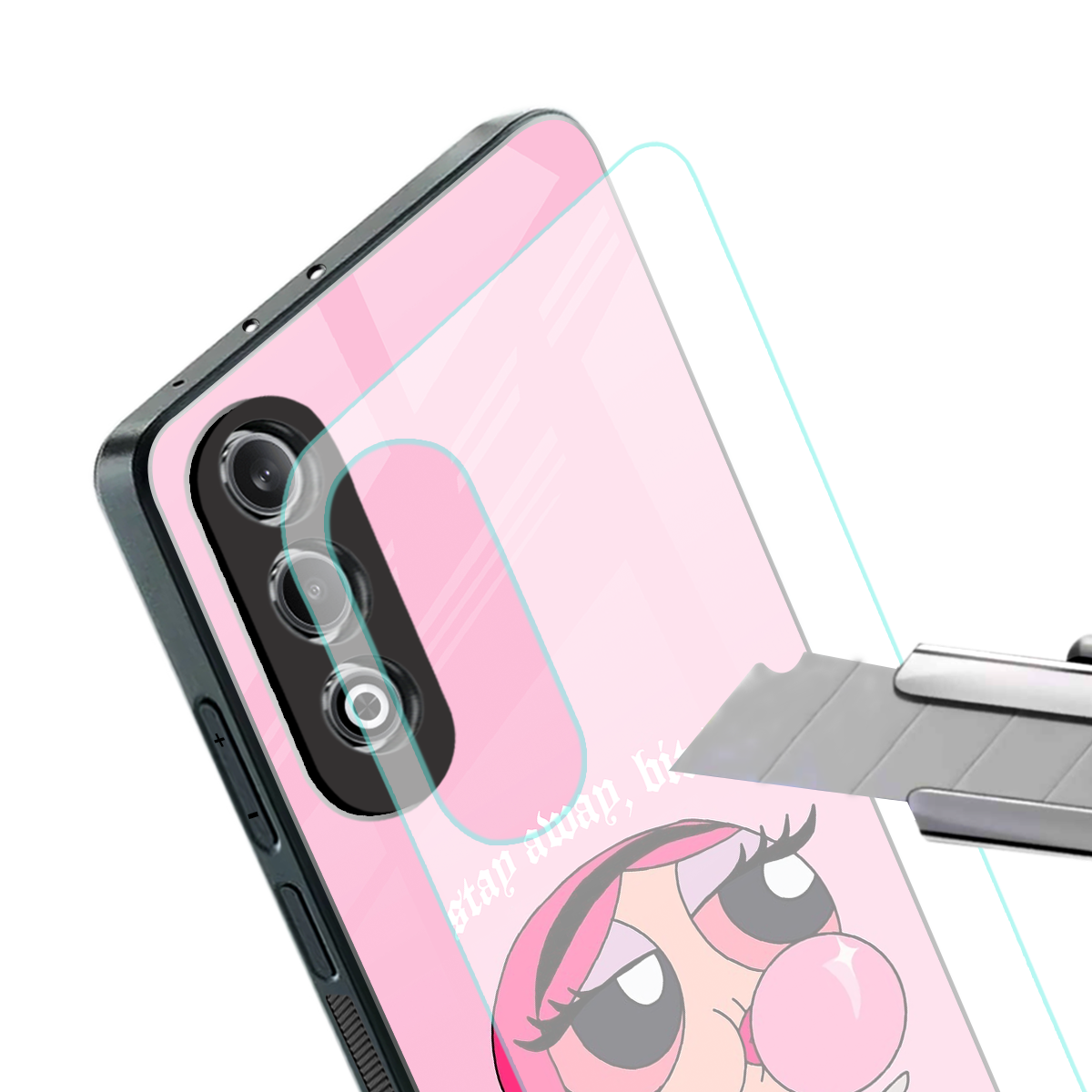 stay away back phone cover | glass case for oneplus nord ce 4