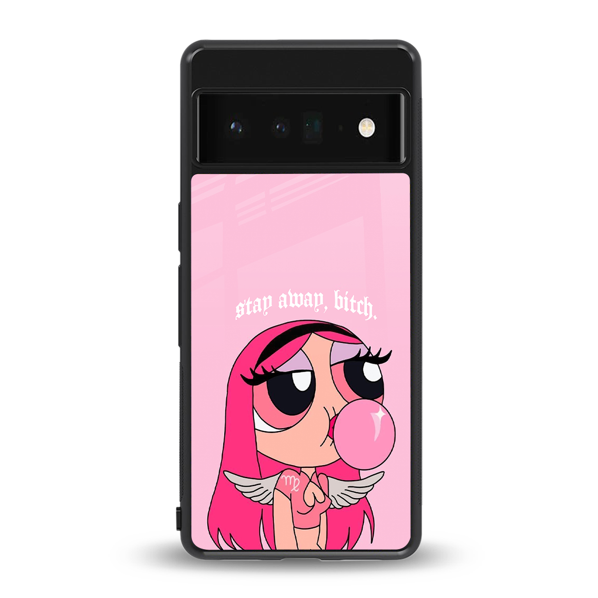 stay away back phone cover | glass case for google pixel 6 pro