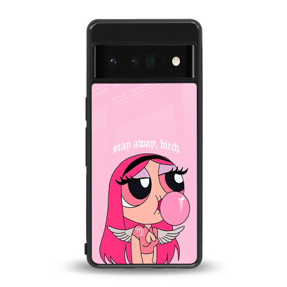stay away back phone cover | glass case for google pixel 6 pro