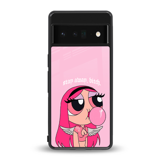 stay away back phone cover | glass case for google pixel 6 pro