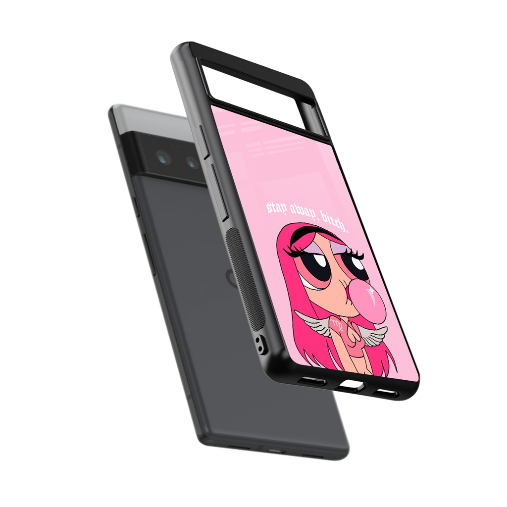stay away back phone cover | glass case for google pixel 6 pro