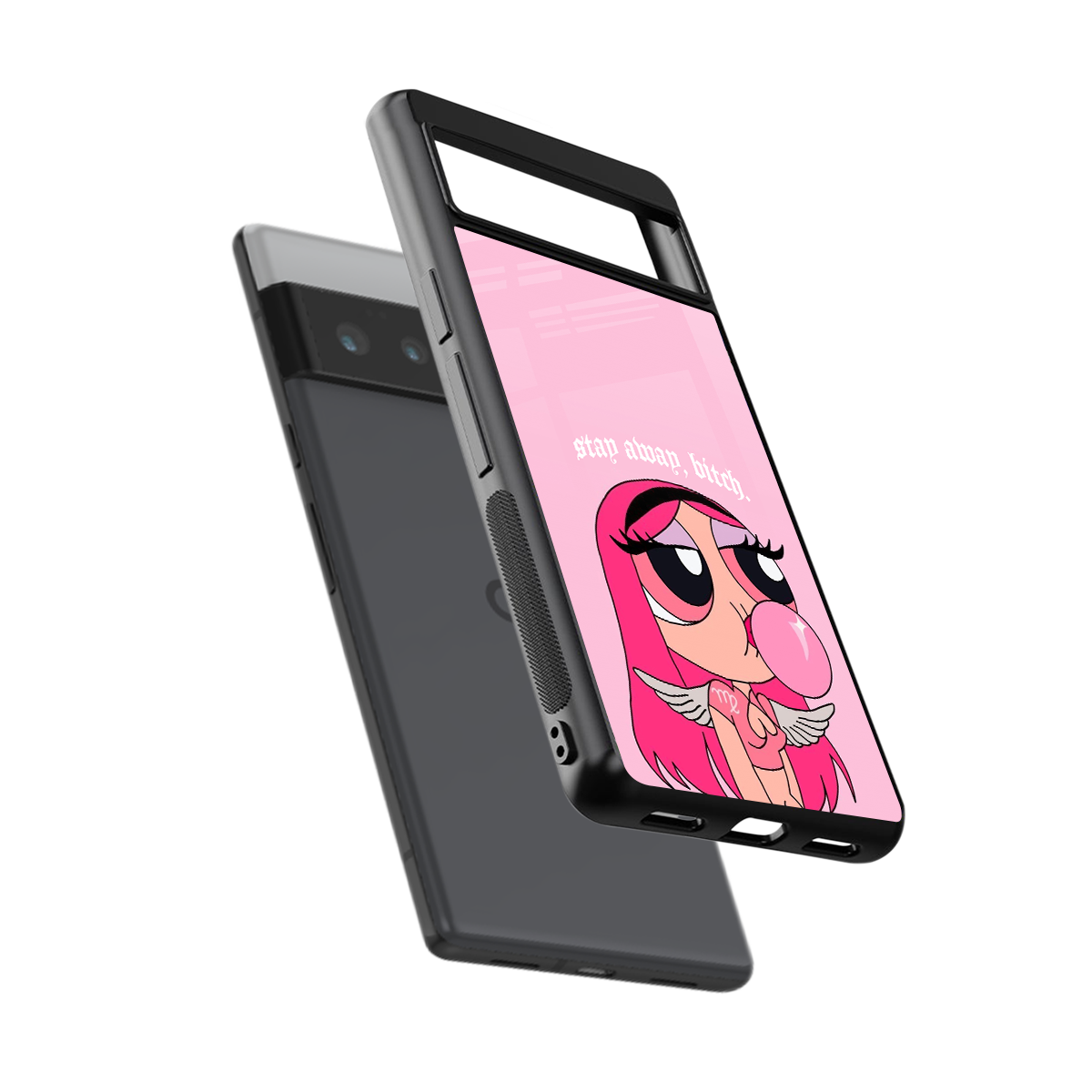 stay away back phone cover | glass case for google pixel 6 pro