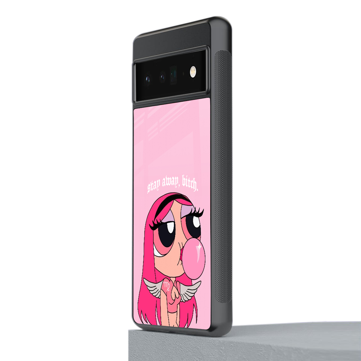 stay away back phone cover | glass case for google pixel 6 pro