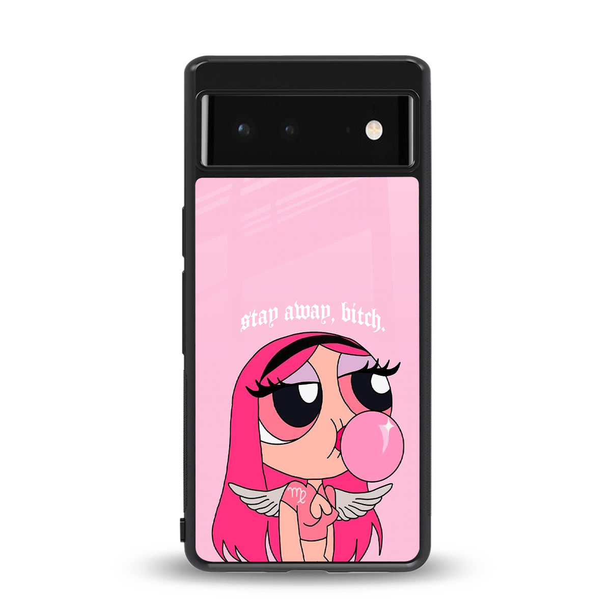 stay away back phone cover | glass case for google pixel 6