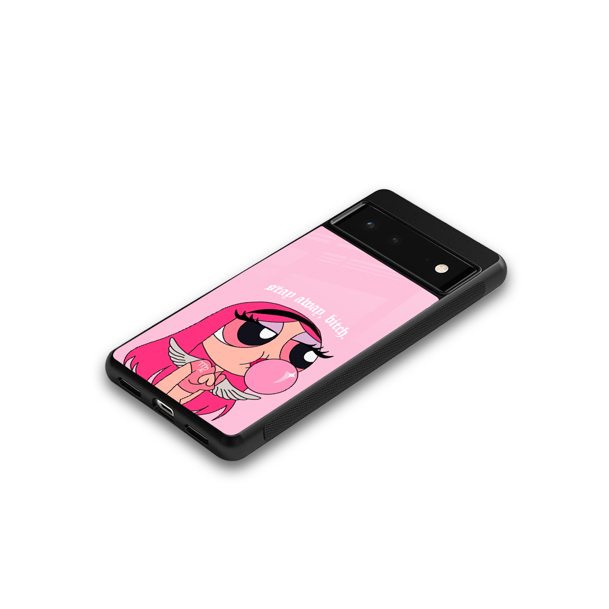 stay away back phone cover | glass case for google pixel 6