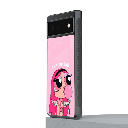 stay away back phone cover | glass case for Google Pixel 6A