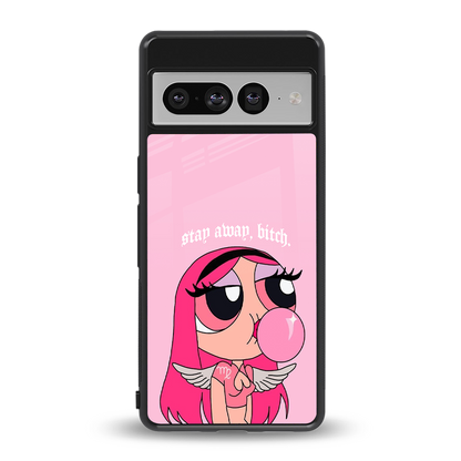 stay away back phone cover | glass case for google pixel 7 pro
